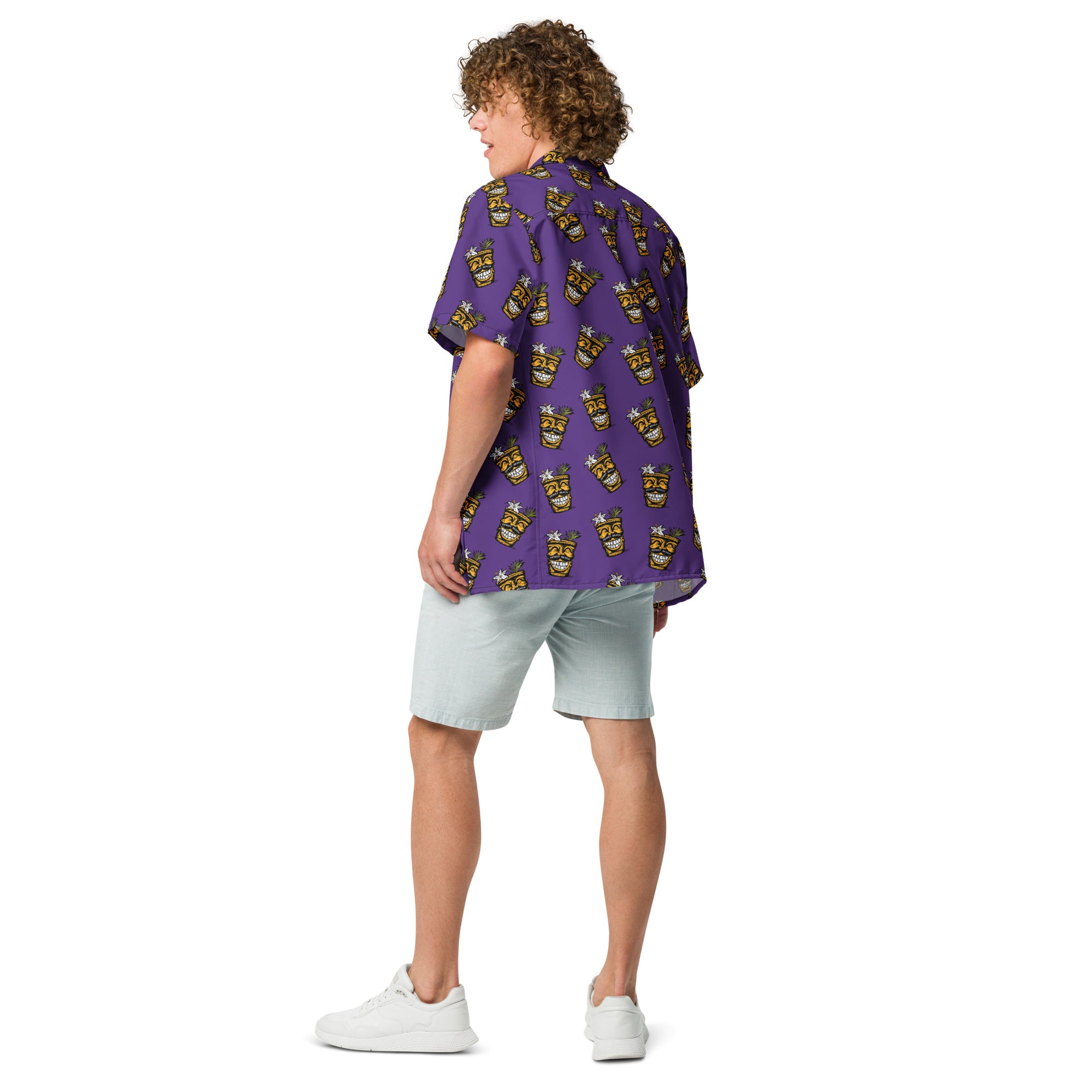 Stache Crawl Unisex button shirt