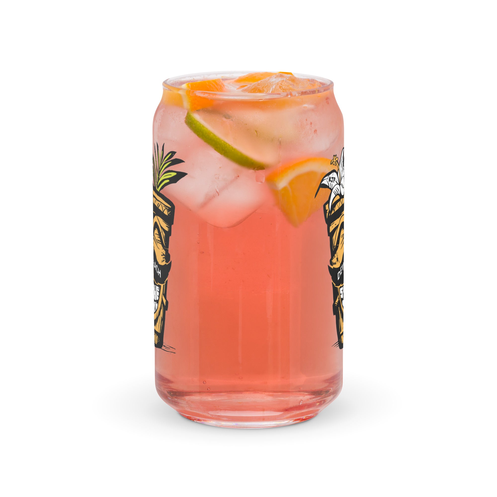 Stache Crawl Can-shaped glass
