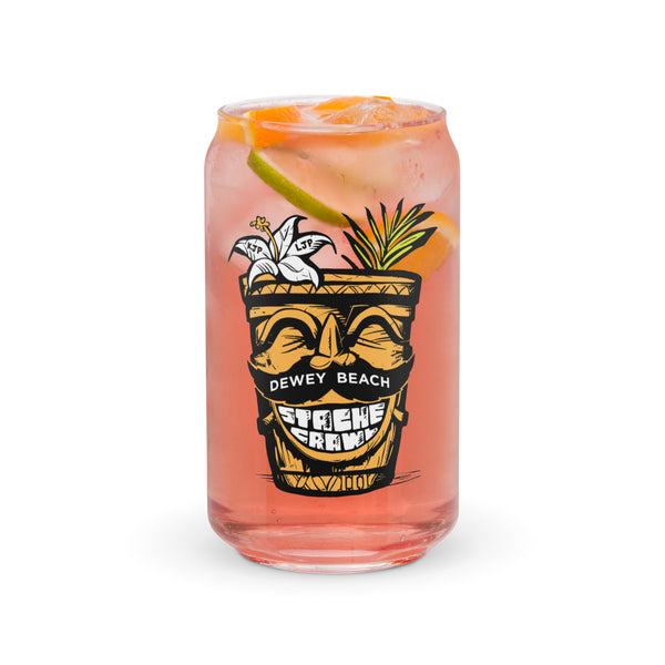 Stache Crawl Can-shaped glass
