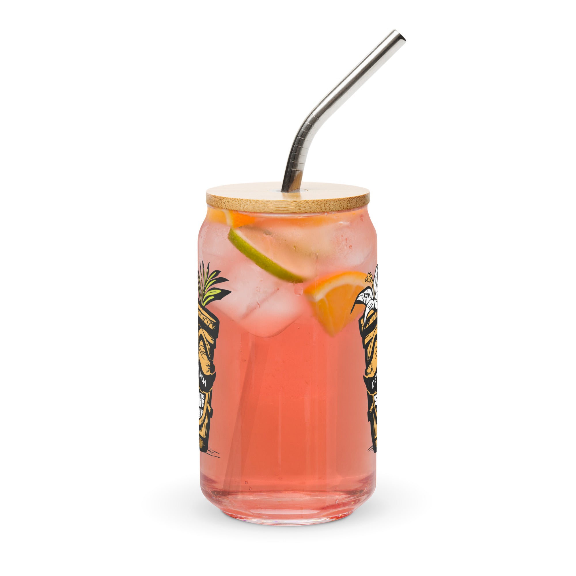 Stache Crawl Can-shaped glass