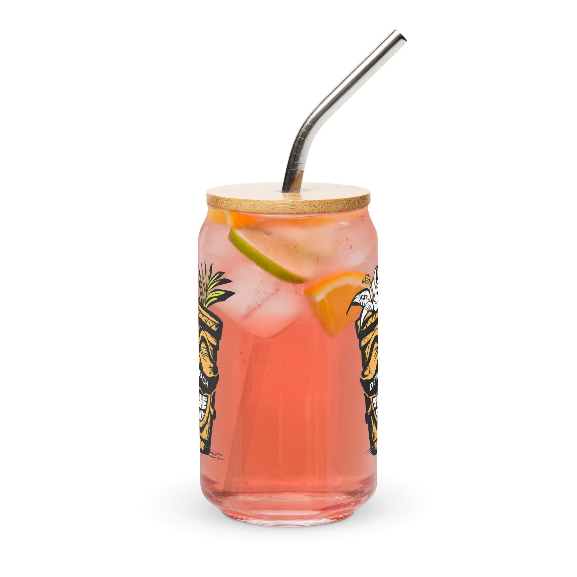 Stache Crawl Can-shaped glass